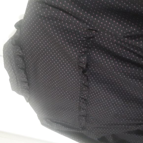 XXI Twist Polka Dot Full Button Down Dress Sz S - Picture 10 of 13